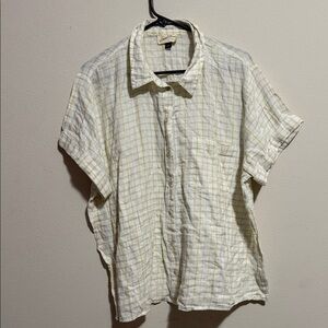 Women’s Universal Thread cottagecore plaid button up shirt